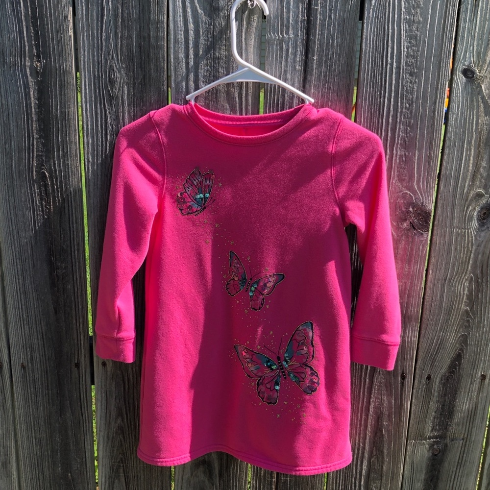 Sonoma Sparkle & Shine Girls Fleece Dress